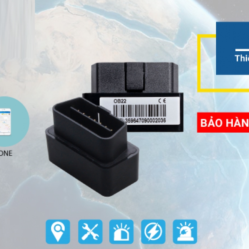 Thiết bị định vị ô tô cắm cổng OBD-II tiện lợi dễ sử dụng